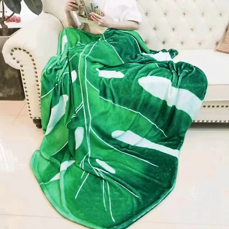 The Giant Leaf Heart 💚 Blanket